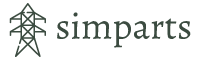 Логотип Simparts_Сервис электростанций